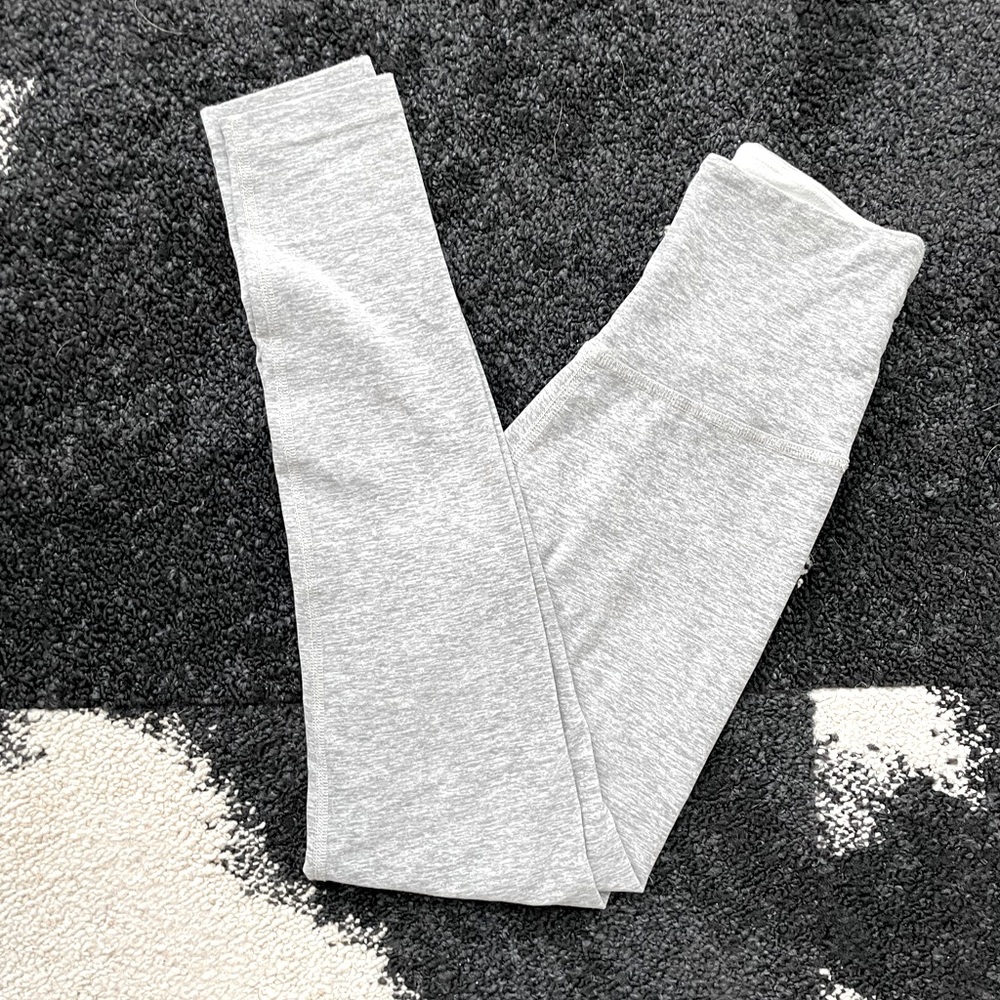 Spacedye Caught In The Midi High Waisted Legging // Silver Mist XS